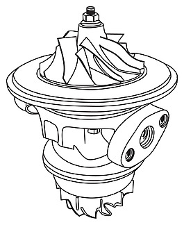 涡轮增压器机芯素材-W-1