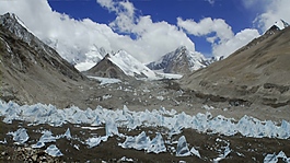 西藏雪山视频实拍景色