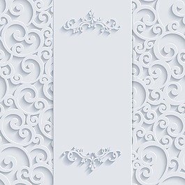 时尚现代花纹3d背景素材