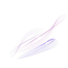 紫色线条飘逸元素