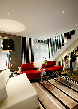 现代客厅茶几沙发设计图