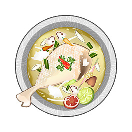 卡通手绘美味食物矢量素材