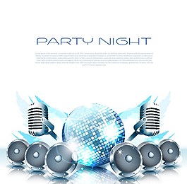夏夜派对传单设计图