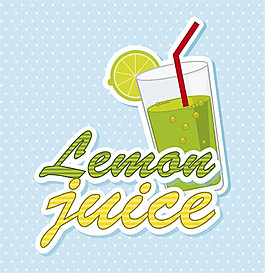 绿色青柠檬鸡尾酒图片