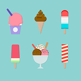 各种开胃的夏天甜点冰淇淋插图