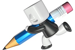 3D小人PNG元素
