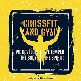 CrossFit的垃圾背景