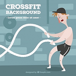 CrossFit的背景模板