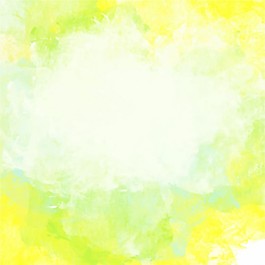 黄色艺术水彩背景