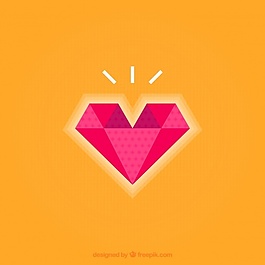 心和钻石形状的背景