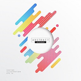 白色背景与几何点