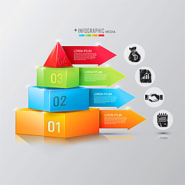 立体金字塔图表图片