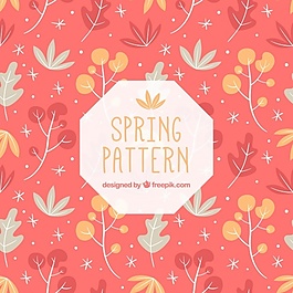 装饰图案美丽的春天图案