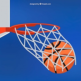 篮球背景与篮球