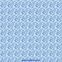 水彩画蓝色背景