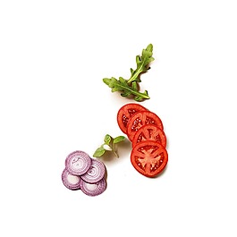 矢量蔬菜番茄洋葱圈元素