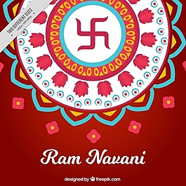 观赏的RAM navami背景