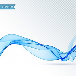 蓝色抽象的形状，波浪状的纹理
