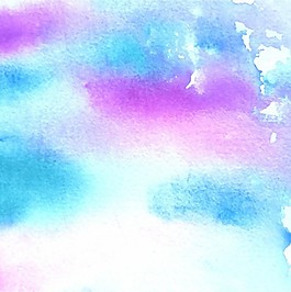 水彩纹理，蓝色和粉红色