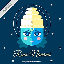 RAM navami背景平面设计