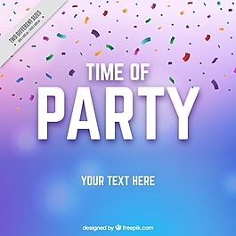 装饰彩带散景方背景