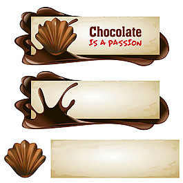 扇贝巧克力标签图片