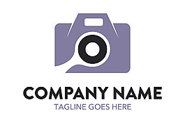 紫色相机标志图片