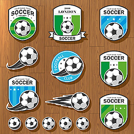 足球盾牌标签图片