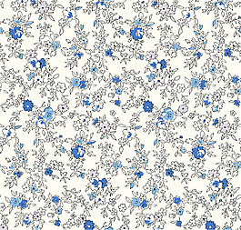 蓝色碎花布纹壁纸图案素材下载