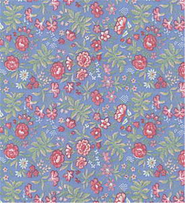 简约中式花朵布纹壁纸