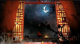 床前明月光视频背景素材