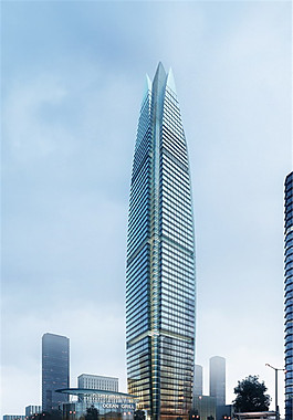 城市高楼商务建筑设计图