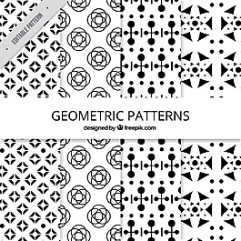 黑白几何图形集合