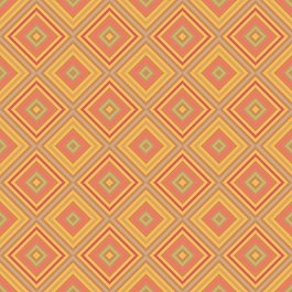 橙色背景与正方形