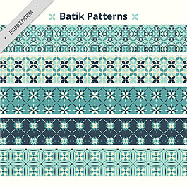 美丽的抽象花纹装饰图案