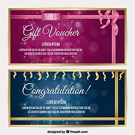 神奇的礼品券与背景虚化效果