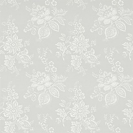 高雅白色牡丹刺绣图壁纸素材