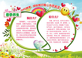 春季养生海报