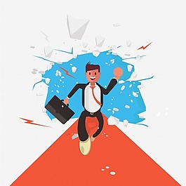 商人逃离爆炸的性格