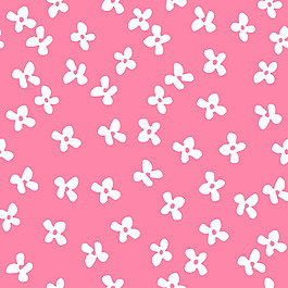 粉色碎花婚礼卡通花朵矢量纹理