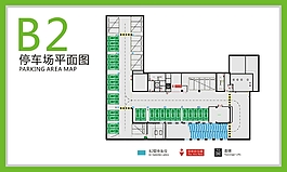 楼层平面图停车场平面图