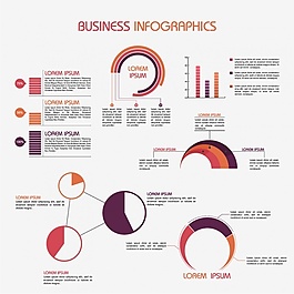对于图表的商业图表集