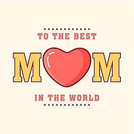 母亲节的红色背景