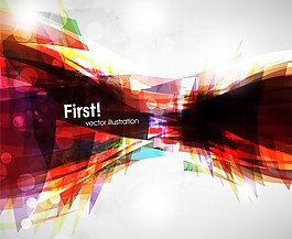 装饰构图色彩鲜艳的壁纸