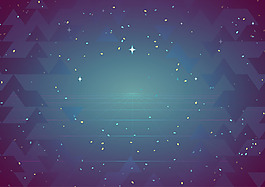 梦幻多边星河矢量背景素材