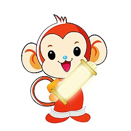 卡通猴子元素