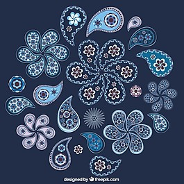 手绘装饰抽象形体