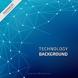 蓝色的技术背景