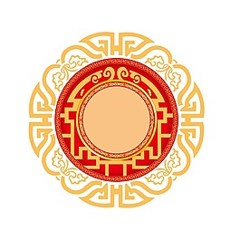 手绘中国风边框元素