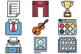 学校课堂图标ICON